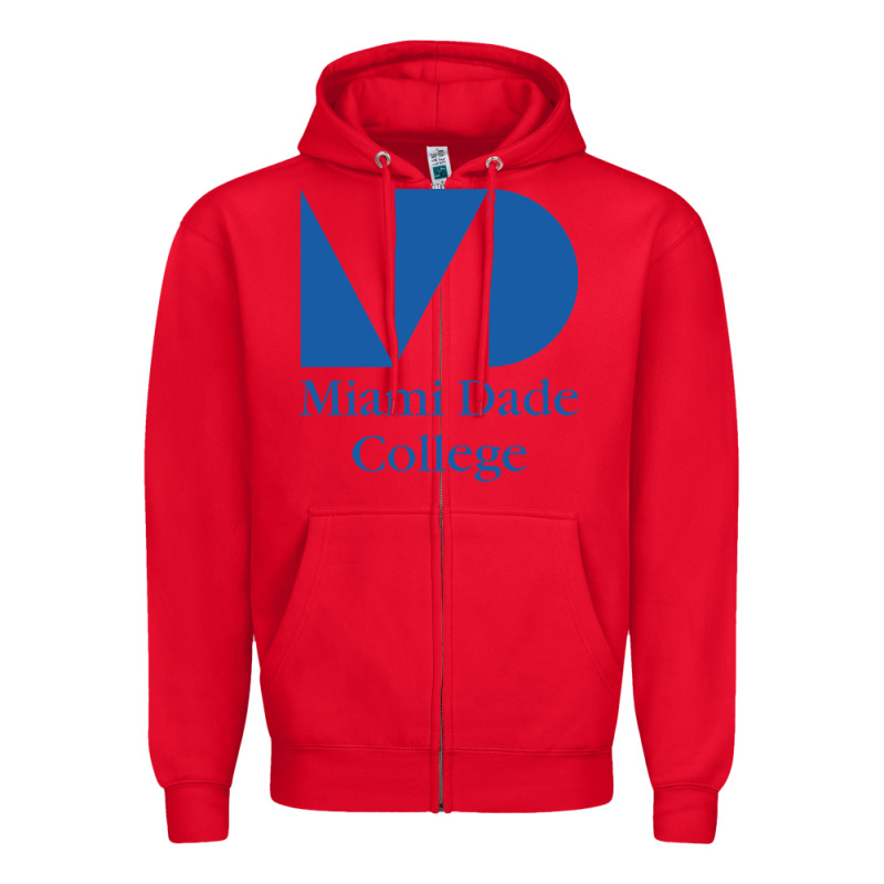 Miami Dade College Zipper Hoodie by linhVisuals | Teevron