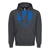 Smoke miami dade college Zipper Hoodie - linhVisuals