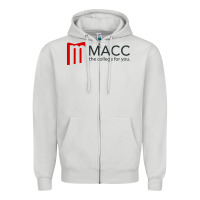 Dove Grey moberly area community college Zipper Hoodie - linhVisuals