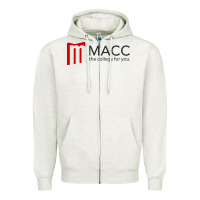 Oatmeal Heather moberly area community college Zipper Hoodie - linhVisuals