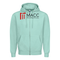 Seafoam moberly area community college Zipper Hoodie - linhVisuals
