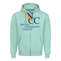 Seafoam nassau community college Zipper Hoodie - linhVisuals