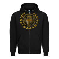 Black northern virginia community college Zipper Hoodie - linhVisuals
