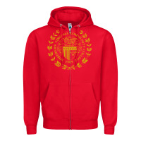 Red northern virginia community college Zipper Hoodie - linhVisuals