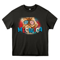 Asphalt meowica 4th of july Heavy Core Tee - CowGirlArtShop