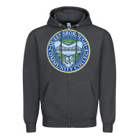 Smoke queensborough community college Zipper Hoodie - linhVisuals