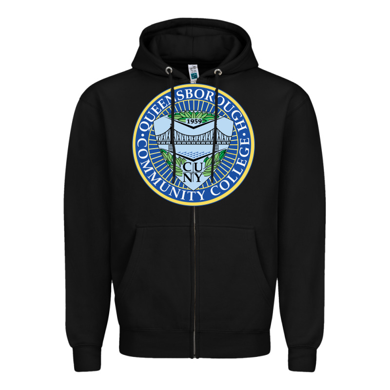 Queensborough Community College Zipper Hoodie by linhVisuals | Teevron