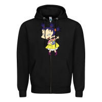 Black kimi finster rugrats Zipper Hoodie - linhVisuals