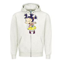 Oatmeal Heather kimi finster rugrats Zipper Hoodie - linhVisuals