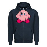 Navy kirby Zipper Hoodie - linhVisuals
