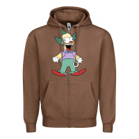 Chestnut krusty Zipper Hoodie - linhVisuals