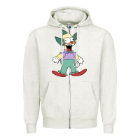 Oatmeal Heather krusty Zipper Hoodie - linhVisuals