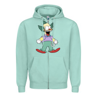 Seafoam krusty Zipper Hoodie - linhVisuals