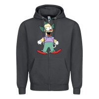 Smoke krusty Zipper Hoodie - linhVisuals