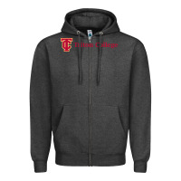 Charcoal Heather triton college Zipper Hoodie - linhVisuals