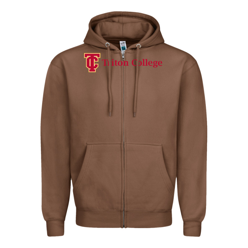 Triton College Zipper Hoodie by linhVisuals | Teevron