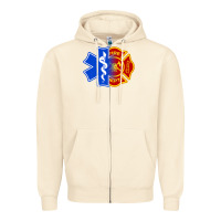 Sandshell emt firefighter ems fire first responder premium Zipper Hoodie - linhVisuals
