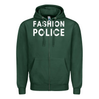 Sports Green fashion police premium Zipper Hoodie - linhVisuals