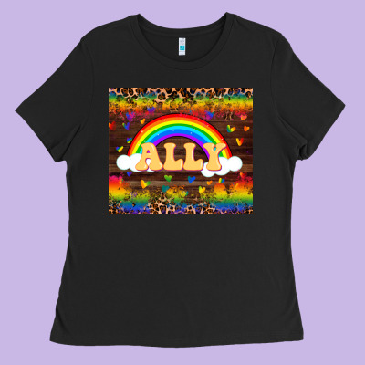 Ally Ladies Tee Designed By Fadigitalartstudio