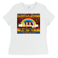White Ally Ladies Tee - FaDigitalArtStudio
