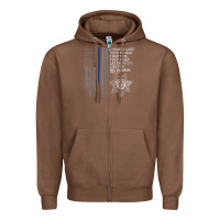 Chestnut police in america correctional officer prayer Zipper Hoodie - linhVisuals