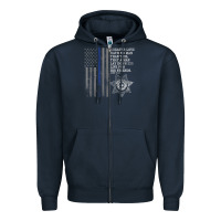 Navy police in america correctional officer prayer Zipper Hoodie - linhVisuals