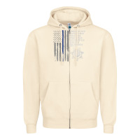 Police In America Correctional Officer Prayer Zipper Hoodie | Teevron