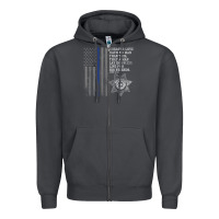 Smoke police in america correctional officer prayer Zipper Hoodie - linhVisuals