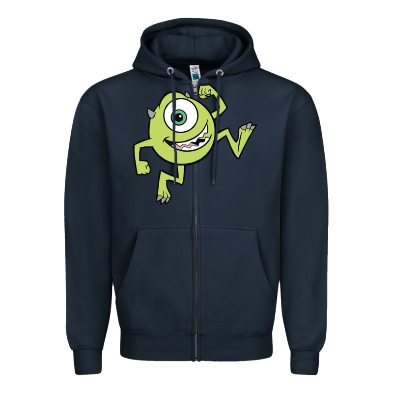 Mike Wazowski Zipper Hoodie by linhVisuals | Teevron