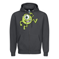 Smoke mike wazowski Zipper Hoodie - linhVisuals