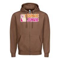 Chestnut donut coffee lover dunkie junkie Zipper Hoodie - linhVisuals
