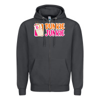 Smoke donut coffee lover dunkie junkie Zipper Hoodie - linhVisuals