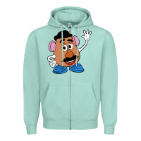 Seafoam mr potato Zipper Hoodie - linhVisuals