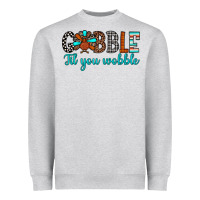 Heather Grey gobble til tou wobble Heavyweight Sweatshirt - JahusDesignShop