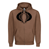 Chestnut Gi Joe Cobra Vintage Zipper Hoodie - linhVisuals