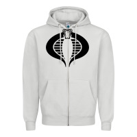 Dove Grey Gi Joe Cobra Vintage Zipper Hoodie - linhVisuals