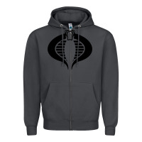 Smoke Gi Joe Cobra Vintage Zipper Hoodie - linhVisuals