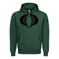 Sports Green Gi Joe Cobra Vintage Zipper Hoodie - linhVisuals