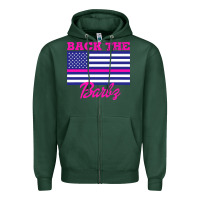 Sports Green NICKI BACK THE BARBZ Zipper Hoodie - linhVisuals