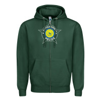 Sports Green suffolk county police t shirt   scpd Zipper Hoodie - linhVisuals