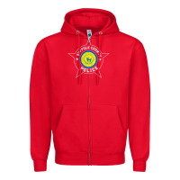 Red suffolk county police t shirt   scpd Zipper Hoodie - linhVisuals