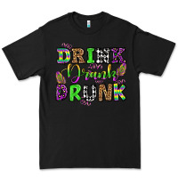 Black drink drank drunk mardi gras olivia Premium Tee - OliviaCreatesArt