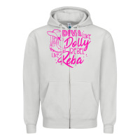 Dove Grey Reba Mcentire Diva Like Dolly Rebel Like Reba Zipper Hoodie - linhVisuals