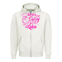 Oatmeal Heather Reba Mcentire Diva Like Dolly Rebel Like Reba Zipper Hoodie - linhVisuals