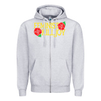 Heather Grey feminist killjoy retro women woman Zipper Hoodie - linhVisuals