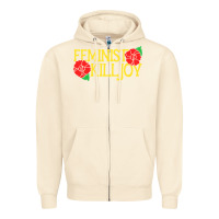Sandshell feminist killjoy retro women woman Zipper Hoodie - linhVisuals