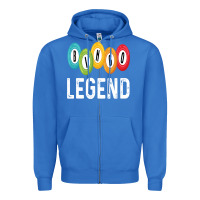 True Royal funny bingo legend bingo balls game Zipper Hoodie - linhVisuals