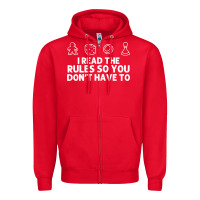 Red funny board game lovers gamers players Zipper Hoodie - linhVisuals