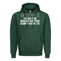 Sports Green funny board game lovers gamers players Zipper Hoodie - linhVisuals