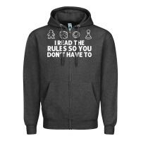 Charcoal Heather funny board game lovers gamers players Zipper Hoodie - linhVisuals